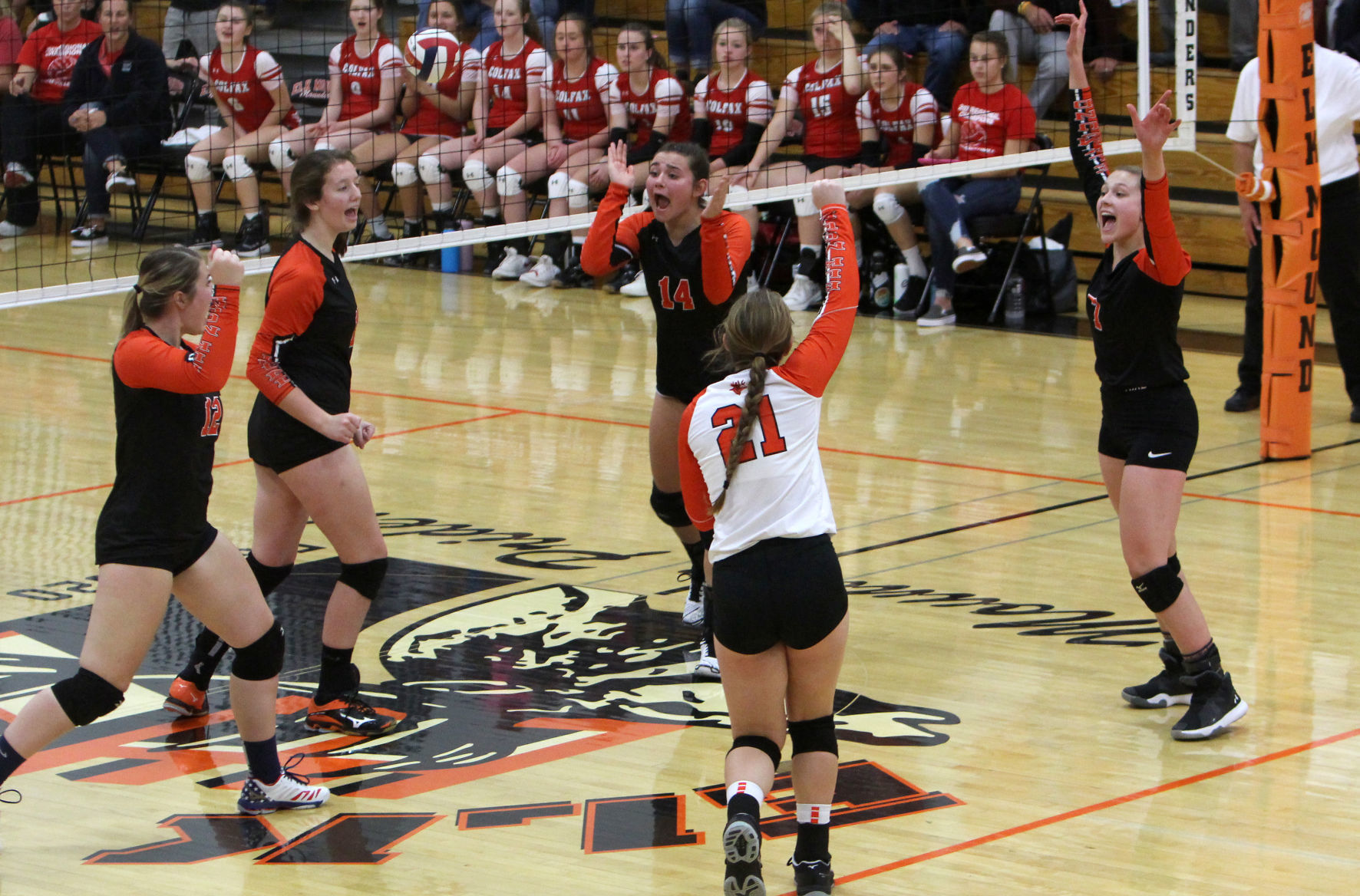 Colfax at Elk Mound volleyball 10-17-19